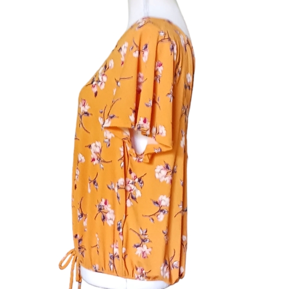 Rewind Blouse Criss-cross Back and Elastic Waist. XXL - Picture 3 of 4